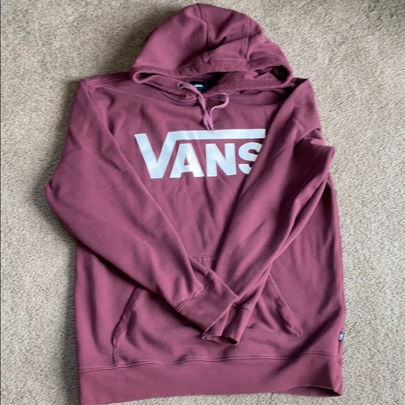 purple vans hoodie mens